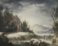 Winter Landscape with Figures, 1750. Creator: Francesco Foschi.