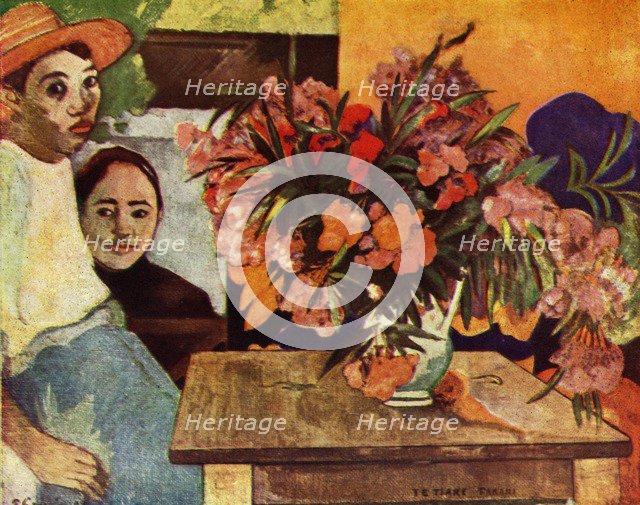 'Peasants with Flowers', 1936. Artist: Paul Gauguin.