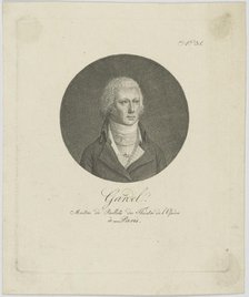 Portrait of Pierre-Gabriel Gardel (1758-1840), c. 1787. Creator: Anonymous.