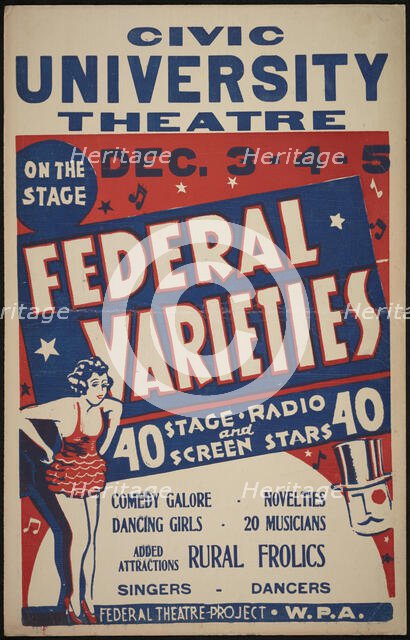 Federal Varieties, New York, 1936. Creator: Unknown.