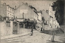 'Rue de l'Abreuvoir, Montmartre', 1915. Artist: Emile Rousseau.