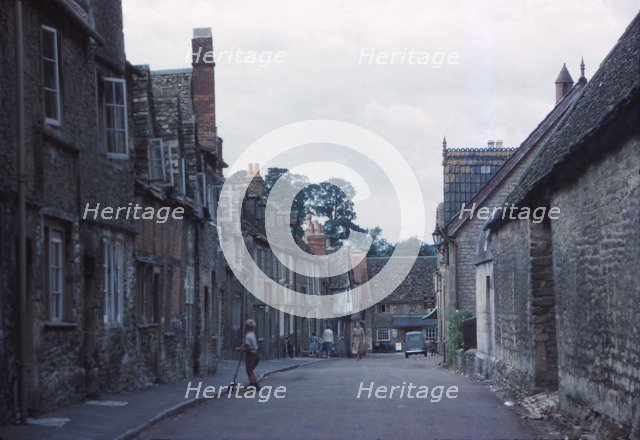 Village Street, Lacock, Wiltshire, c1960. Artist: CM Dixon.