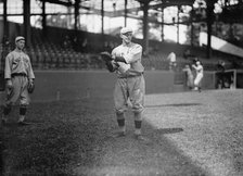 Hal Janvrin, Left; Neal Ball, Right; Boston Al (Baseball), 1913. Creator: Harris & Ewing.