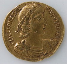 Solidus, Byzantine, 337-361. Creator: Unknown.