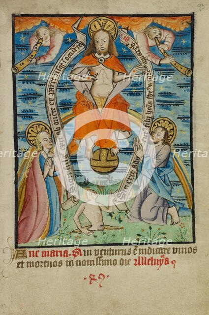 The Last Judgment, about 1480-1490. Creator: Unknown.