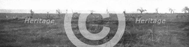 The Battle of La Malmaison; Dawn on October 23: sending of an assault wave..., 1917. Creator: Unknown.