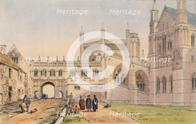 'Chain Gate with Chapter House', 19th century?  Creator: Unknown.