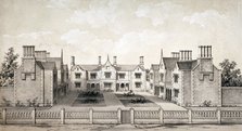 View of the Bookbinders' Provident Asylum, Balls Pond Road, Islington, London, c1845. Artist: WL Walton
