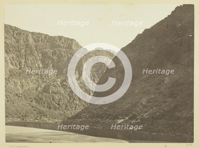 Entrance to Black Cañon, Colorado River, 1871. Creator: Tim O'Sullivan.