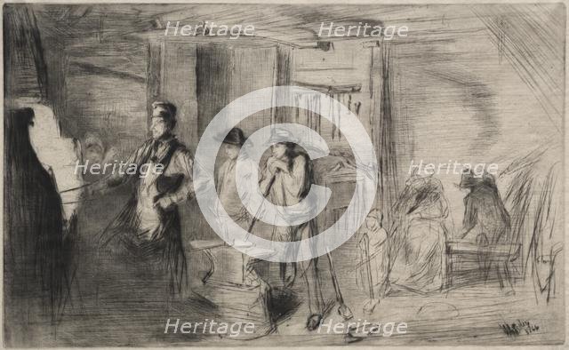 The Forge, 1866. Creator: James McNeill Whistler (American, 1834-1903).