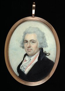 Portrait of a Gentleman with Initials J. B., ca. 1795. Creator: Benjamin Trott.