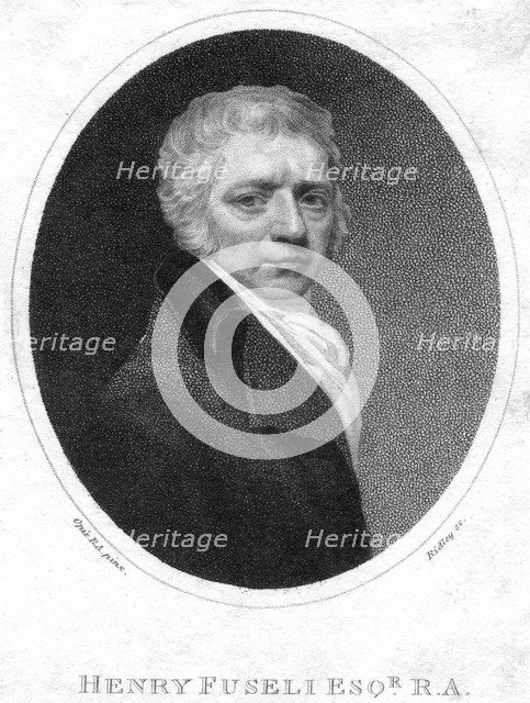 'Henry Fuseli', c19th century.Artist: Ridley