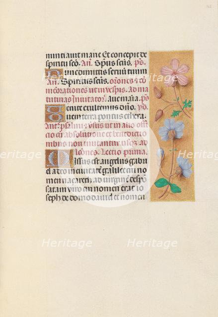 Hours of Queen Isabella the Catholic, Queen of Spain: Fol. 162r, c. 1500. Creator: Master of the First Prayerbook of Maximillian (Flemish, c. 1444-1519); Associates, and.