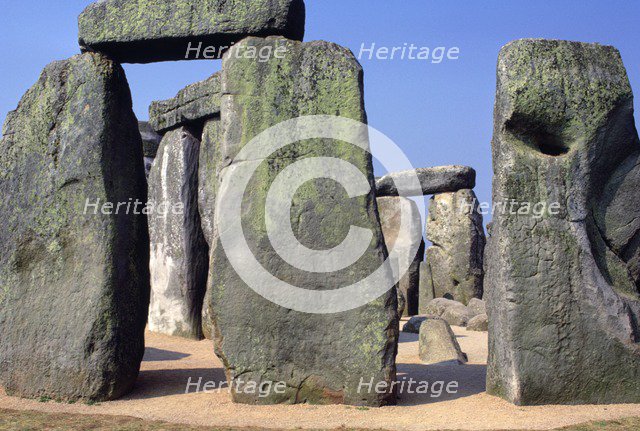 Detail of Stonehenge. Artist: Unknown