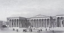 British Museum, Holborn, London, 1852. Artist: Henry Adlard