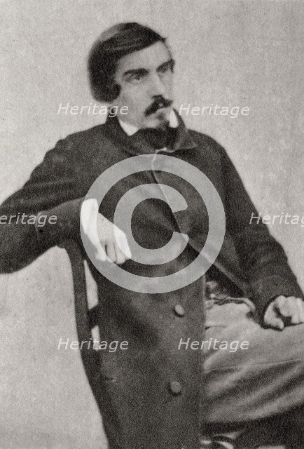 Jules de Goncourt, French author, 1868. Artist: Unknown