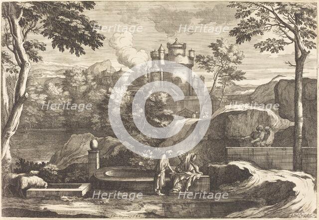 Jesus and the Samaritan. Creator: Sébastien Bourdon.