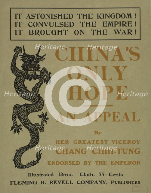 China's only hope, c1895 - 1911. Creator: Unknown.
