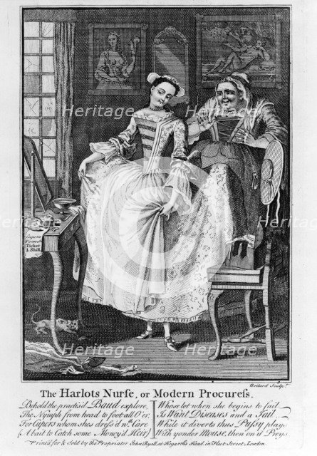 The Harlots Nurse or Modern Procuress, 1750.