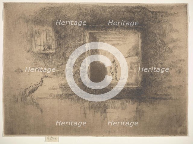 Nocturne: Furnace, 1879-1880. Creator: James Abbott McNeill Whistler.