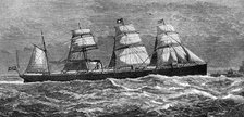 White Star Line's steamer 'Oceanic', 1871. Artist: Unknown