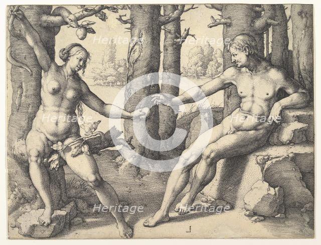 Fall of Man, 1530. Creator: Lucas van Leyden.