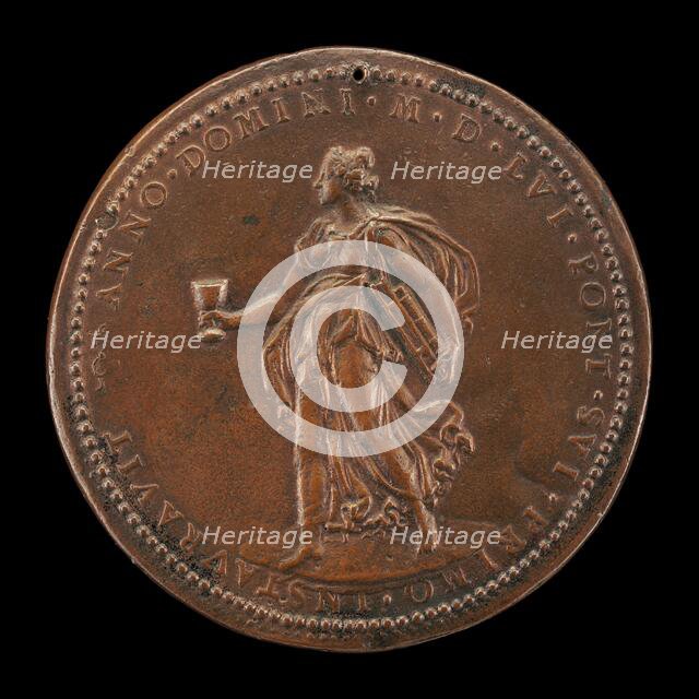 Faith [reverse], 1556. Creator: Giovanni Antonio de' Rossi.