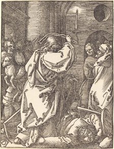 Christ Expelling the Moneylenders from the Temple, probably c. 1509/1510. Creator: Albrecht Durer.