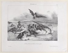 France Delivered to the Crows, 1831. Creator: Delaporte.
