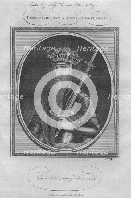 King Edward III, 1785.  Artist: Anon.