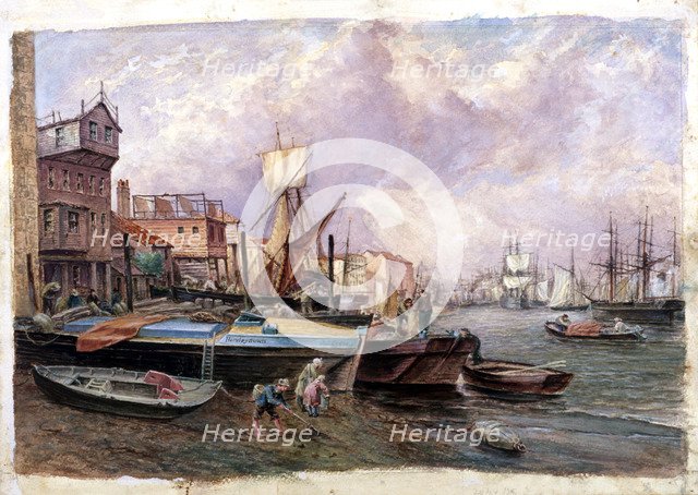 Horsleydown, Bermondsey, London, c1850. Artist: JJ Crew