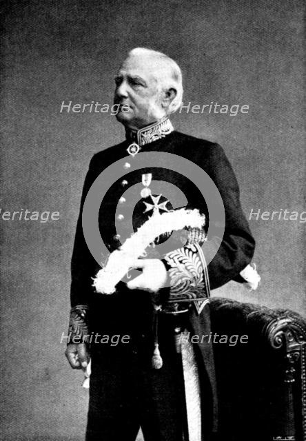 Writers of the Day: No. XXXVII. - The Right Hon. Professor Frederick Max Müller, LL.D., D.C.L., 1898 Creator: London Stereoscopic & Photographic Co.