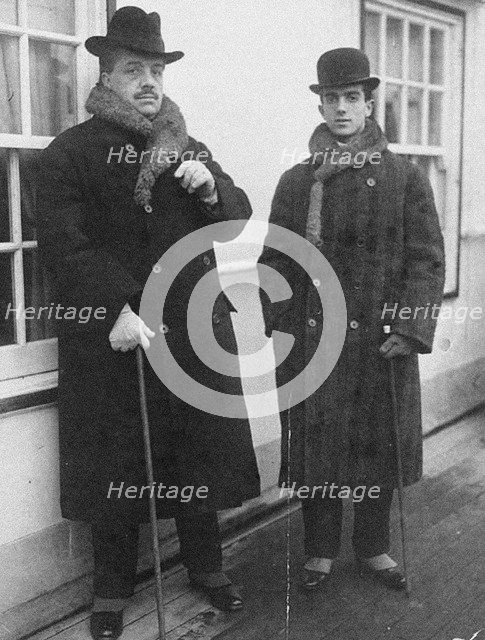 Serge Diaghilev and Léonide Massine, c. 1925.
