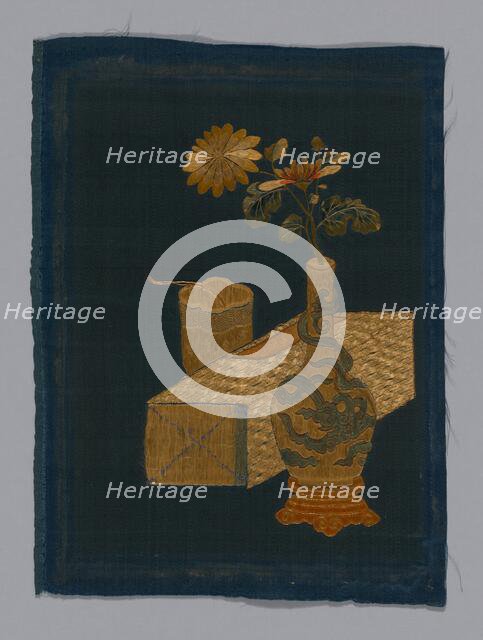 Panel piece, China, Qing dynasty (1644-1911), 1800/50. Creator: Unknown.