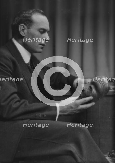 Burt, Frederick, Mr., portrait photograph, 1914. Creator: Arnold Genthe.