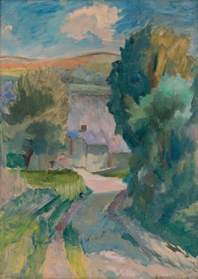 Landscape study, 1940. Creator: Bedrich Hoffstädter.