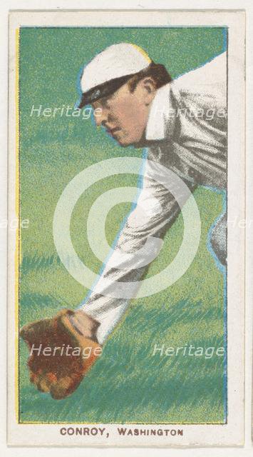 Conroy, Washington, American League, from the White Border series (T206) for the Americ..., 1909-11. Creator: American Tobacco Company.