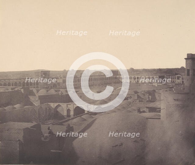 [Plaza of Canons, Teheran, Iran] (Maydan-i Top-khaneh), 1840s-60s. Creator: Possibly by Luigi Pesce.