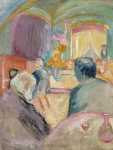 Red Seven Cabaret, 1908. Creator: Filla, Emil (1882-1953).