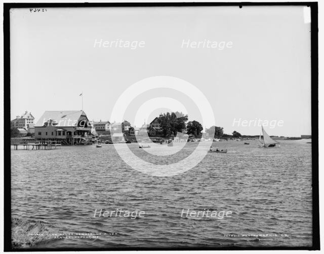 Club house, Kennebunk River, Kennebunkport, Maine, between 1890 and 1901. Creator: Unknown.