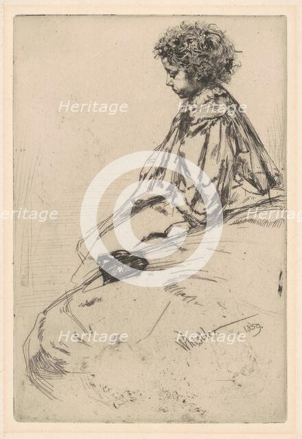 Bibi Lalouette, 1859. Creator: James Abbott McNeill Whistler.