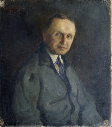 Portrait of the pianist Konstantin Igumnov (1873-1948), 1930. Artist: Elsner, A.K. (active Mid of 20th cen.)