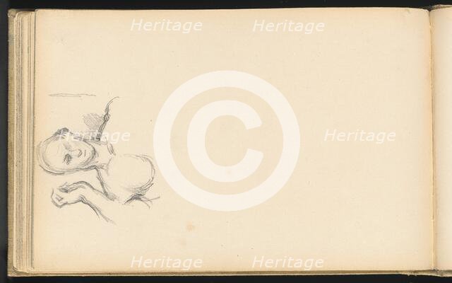 Study of "The Roman Orator (Germanicus)", 1883/1886. Creator: Paul Cezanne.