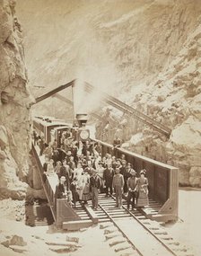 Royal Gorge, 1885. Creator: William H. Jackson.