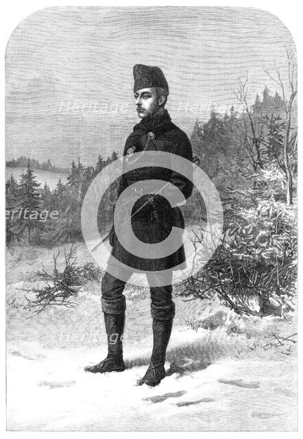 Prince Arthur in Canada, 1870. Creator: Unknown.