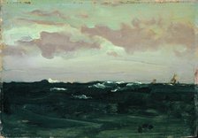 Violet and Blue: Among the Rollers, c1893. Creator: James Abbott McNeill Whistler.