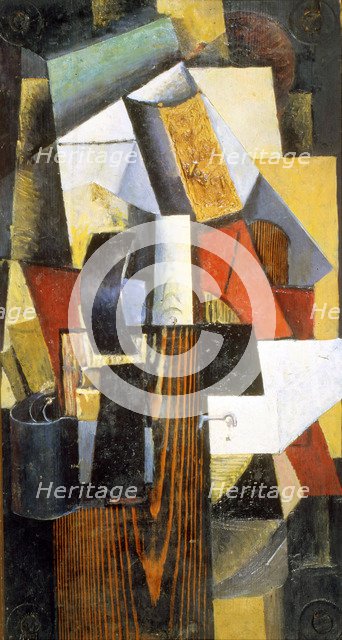 'The Nonstop Station. Kuntsevo', 1913. Artist: Kazimir Malevich