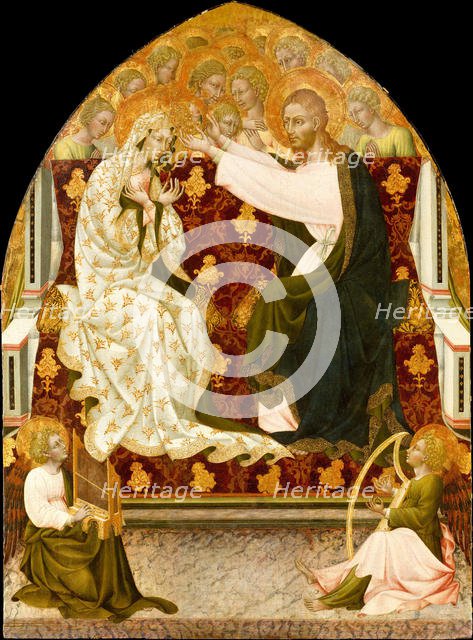 Coronation of the Virgin, ca. 1455. Creator: Giovanni di Paolo.