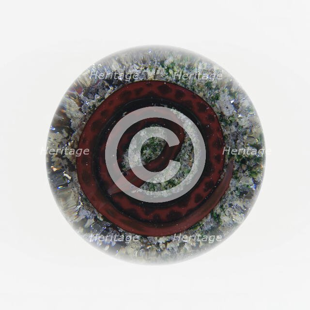 Paperweight, Baccarat, c. 1845-60. Creator: Baccarat Glasshouse.