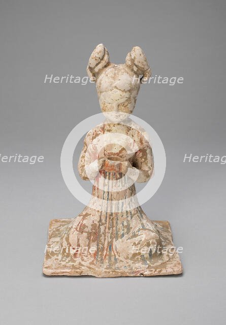 Female Musician, Tang dynasty (A.D. 618-907), late 7th/early 8th century. Creator: Unknown.